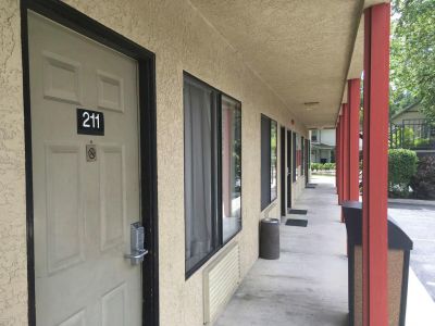 Atascadero Inn Doorways